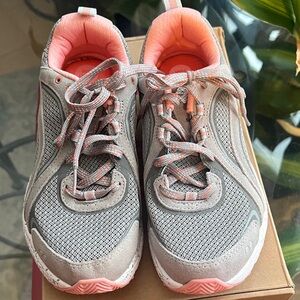 Women's Ryka Skywalker Trail  Gray and Pink Athletic Shoes